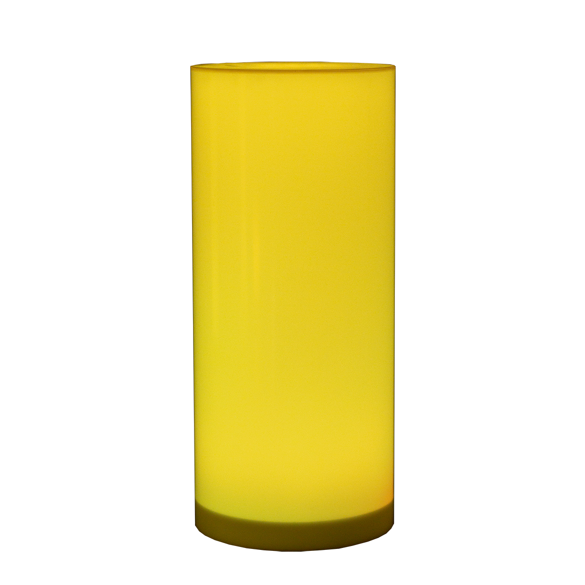 dieeventausstatter LED-Stehtisch Tschuna gelb