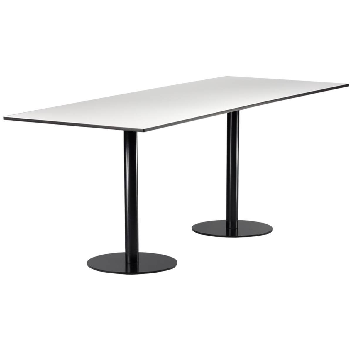 dieeventausstatter Sitztisch Modern black&white outdoor weiss