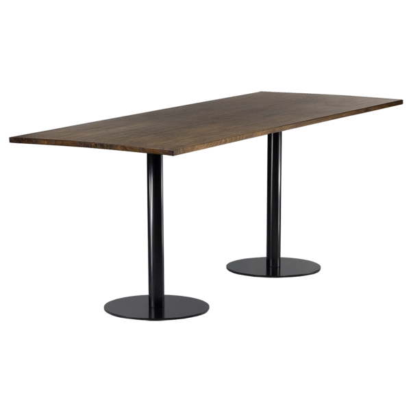 dieeventausstatter Sitztisch Modern black&white altholz
