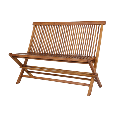 Teakholzklappbank, geölt
