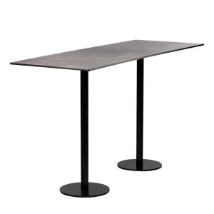 Stehtisch "Edition black" Outdoor Beton, 70x180 cm