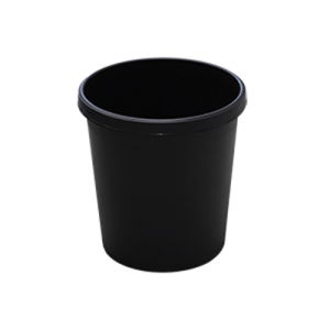 Papierkorb, Kunststoff schwarz