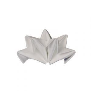 Serviette Damast weiß