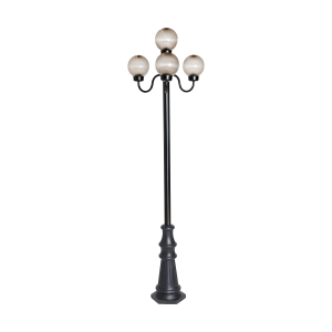 Crown- Light, Standleuchte mit 4 Kunststoffkugel