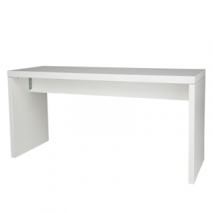 Brückensitztisch weiß, 200x70cm