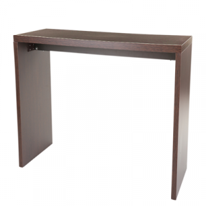 Brückenstehtisch dunkelbraun, 180x70 cm