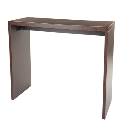 Brückenstehtisch dunkelbraun, 180x70 cm