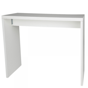 Brückenstehtisch weiß, 200x70 cm