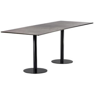 Sitztisch "Edition black" Outdoor Beton, 70x180 cm