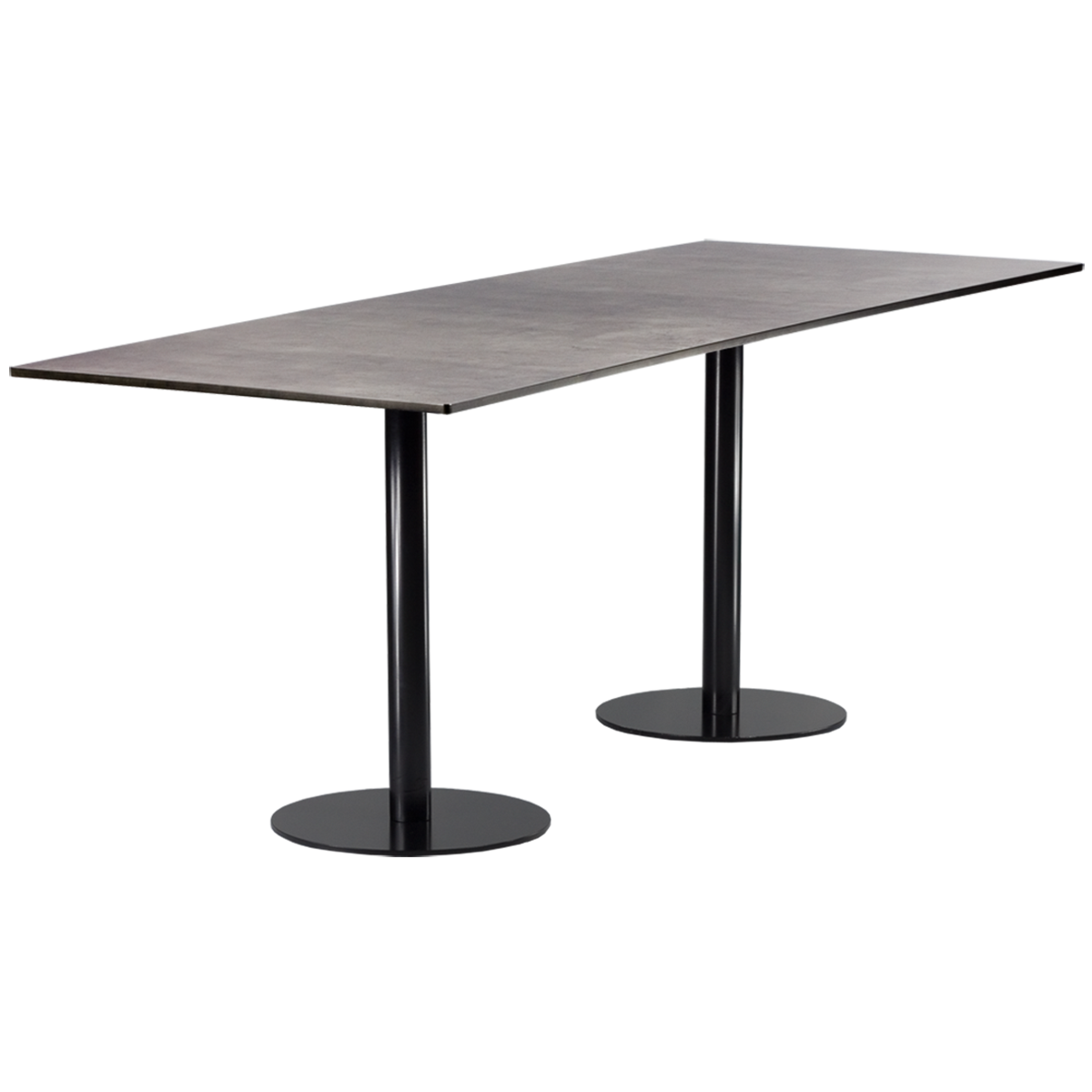 Sitztisch "Edition black" Outdoor Beton, 70x180 cm