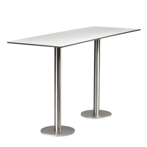 Stehtisch "Modern" Outdoor weiß, 70x180 cm