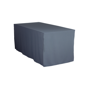 Tischhusse anthrazit, für Banketttisch 180x80 cm