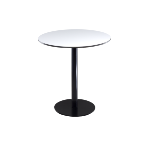 Sitztisch "Edition black" Outdoor weiß, rund