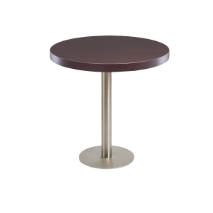 Sitztisch "Modern" dunkelbraun, rund