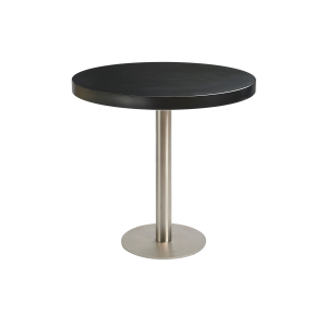 Sitztisch "Modern" schwarz, rund