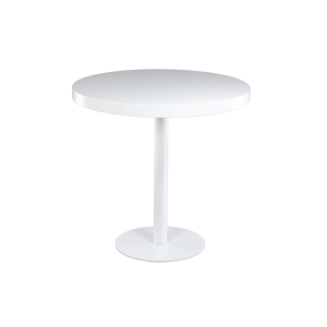 Sitztisch "Edition white" weiß, 75cmØ
