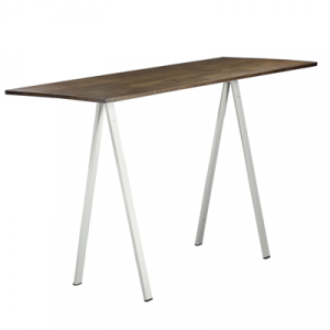 Stehtisch Ampere "Edition white" Industrieholz, 70cm x 180cm