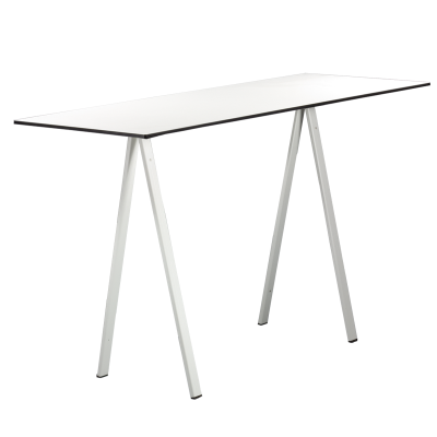 Stehtisch Ampere "Edition white" Outdoor weiß, 70cm x 180cm