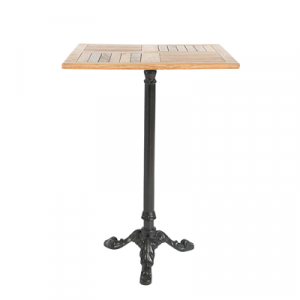 Stehtisch "Classic" Teakholz, eckig 70x70 cm