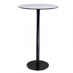 Stehtisch "Edition black" Outdoor weiß, 70cmØ