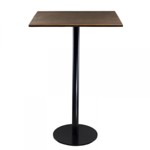 Stehtisch "Edition black" Industrieholz, 70x70 cm