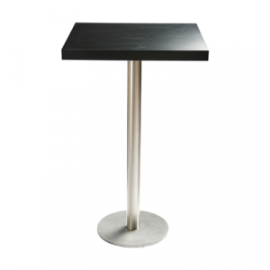 Stehtisch "Modern" schwarz, eckig 70x70 cm