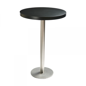 Stehtisch "Modern" schwarz, rund 75 cm