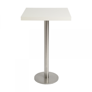 Stehtisch "Modern" weiß, eckig 70x70 cm