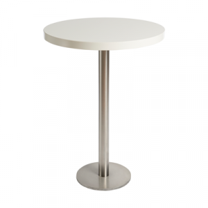 Stehtisch "Modern" weiß, rund 75 cm