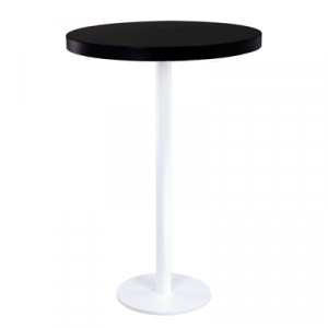 Stehtisch "Edition white" schwarz, 75cmØ