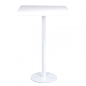 Stehtisch "Edition white" weiß, 70cm x 70cm