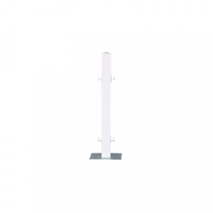 Zaunpfosten, Kunststoff weiß